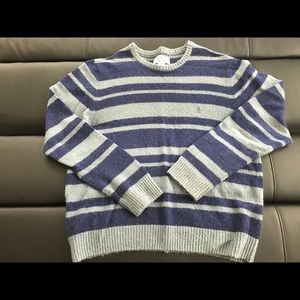 Original Penguin blue gray striped mohair sweater
